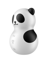 SATISFYER - POCKET PANDA ESTIMULADOR & VIBRADOR BLANCO Y NEGRO