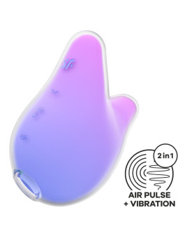 SATISFYER - MERMAID VIBES ESTIMULADOR & VIBRADOR VIOLETA Y ROSA