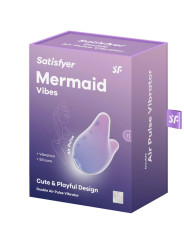 SATISFYER - MERMAID VIBES ESTIMULADOR & VIBRADOR VIOLETA Y ROSA