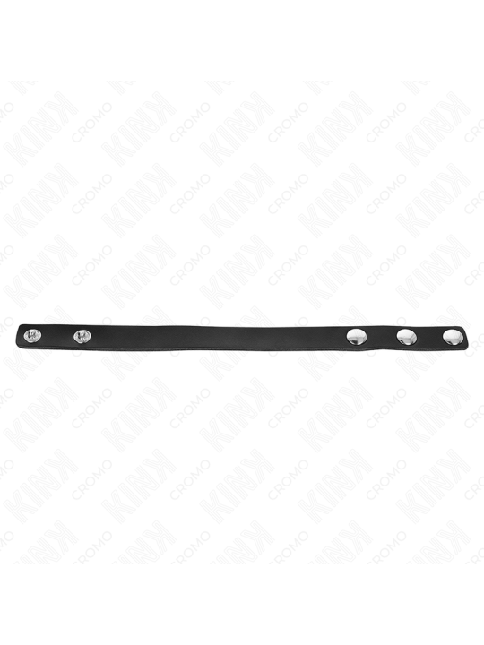 KINK - ANILLO PENE CUERO CON CIERRE A PRESIÓN 21.5 X 1.5 CM