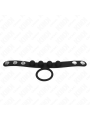 KINK - ANILLO PENE CUERO 3.5 CM CON CIERRE A PRESIÓN 23 X 2 CM