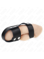 KINK - ANILLO JAULA PENE CUERO CON DIVISOR DE BOLAS AJUSTABLE