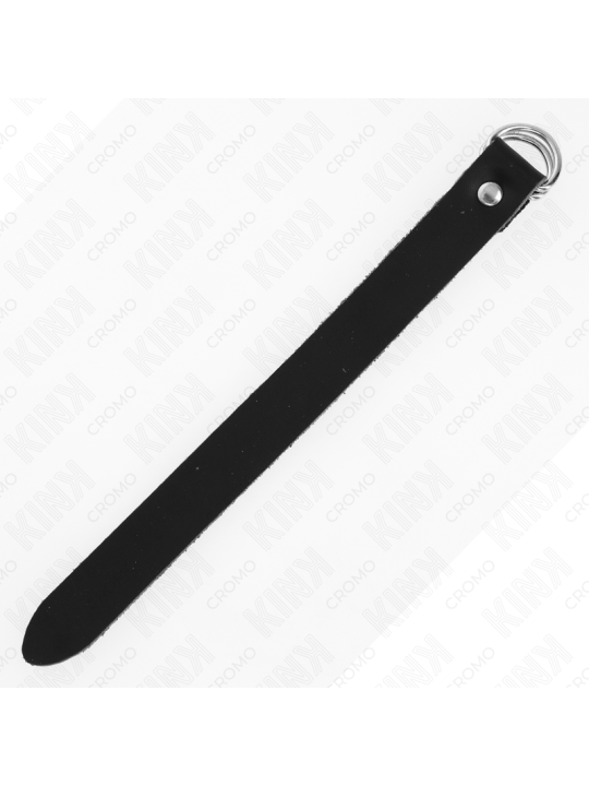 KINK - ANILLO PENE CUERO CON CIERRE A PRESIÓN 22 X 2 CM