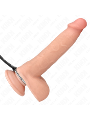 KINK - ANILLO PENE METAL CON CADENA Y PINZAS PARA PEZONES AJUSTABLE