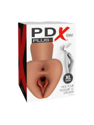 PDX PLUS - PICK YOUR PLEASURE MASTURBADOR REALÍSTICO XL MULATO