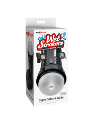 PDX EXTREME - SLIDE & GLIDE MASTURBADOR AUTOLUBRICANTE TRANSPARENTE