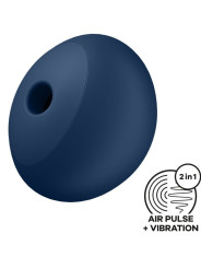 SATISFYER - AIR POWER 4 ESTIMULADOR & VIBRADOR 12 VIBRACIONES AZUL