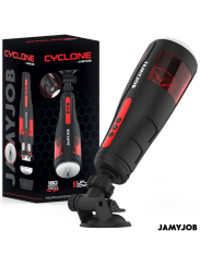 JAMYJOB - CYCLONE MASTURBADOR VAGINA AUTOMÁTICO 10 MODOS ROTACIÓN Y EMPUJE