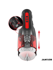 JAMYJOB - CYCLONE MASTURBADOR VAGINA AUTOMÁTICO 10 MODOS ROTACIÓN Y EMPUJE