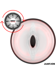 JAMYJOB - CYCLONE MASTURBADOR VAGINA AUTOMÁTICO 10 MODOS ROTACIÓN Y EMPUJE