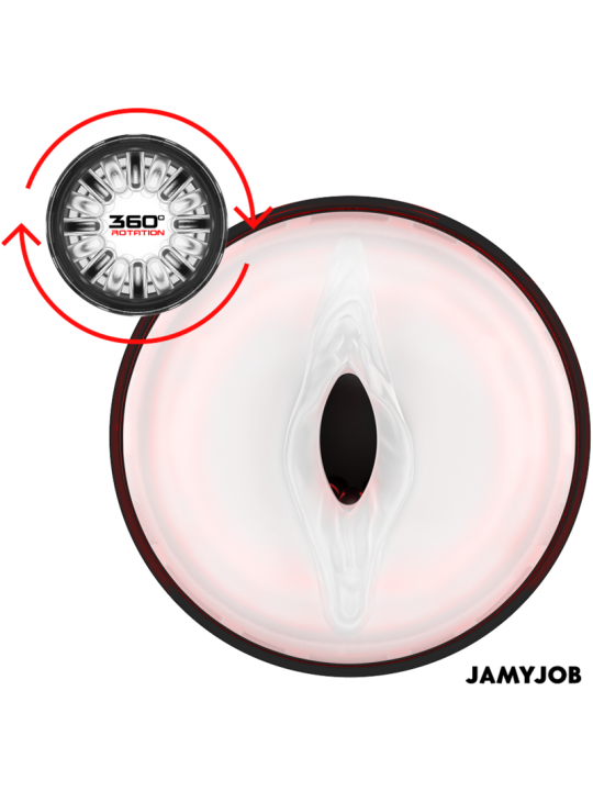 Jamyjob Storm: masturbador automático con empuje y rotación