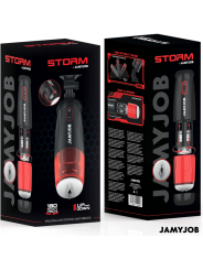 Jamyjob Storm: masturbador automático con empuje y rotación