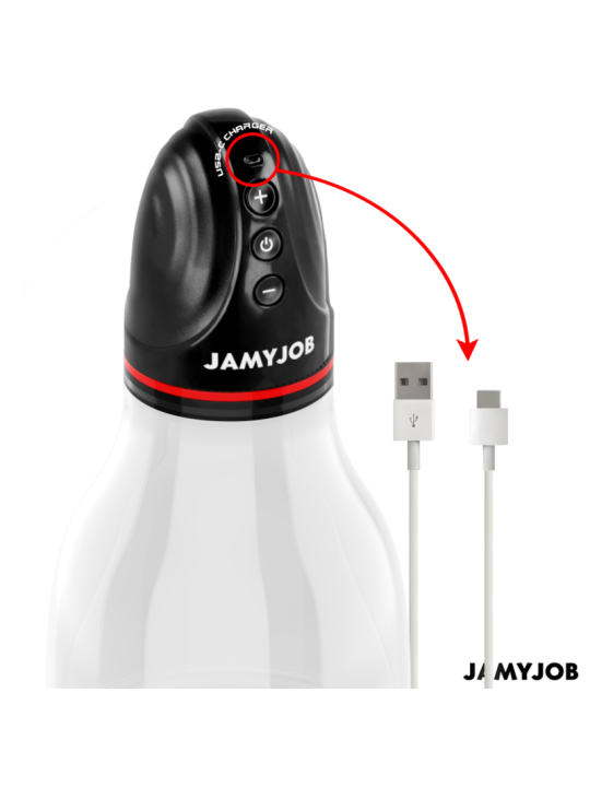 JAMYJOB - XPAND LITE BOMBA AUTOMÁTICA DE TESTÍCULOS 3 NIVELES DE SUCCIONADOR GRIS