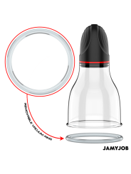 JAMYJOB - XPAND LITE BOMBA AUTOMÁTICA DE TESTÍCULOS 3 NIVELES DE SUCCIONADOR GRIS