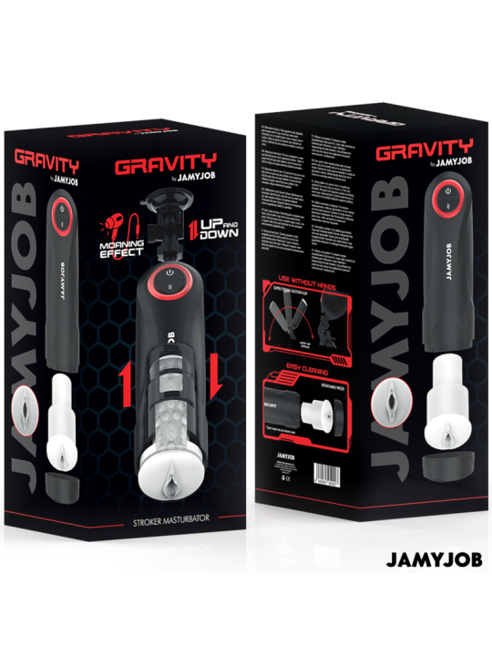 Jamyjob Gravity: masturbador automático de empuje y sonido