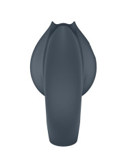 SATISFYER - PERFECT PAIR 2 MULTIVIBRADOR 2 EN 1 ANILLO PARA PENE & ESTIMULADOR DE DEDO GRIS