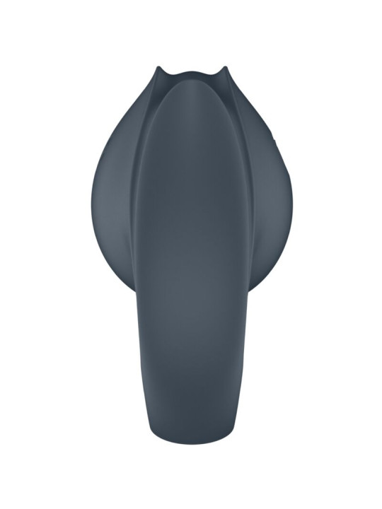 SATISFYER - PERFECT PAIR 2 MULTIVIBRADOR 2 EN 1 ANILLO PARA PENE & ESTIMULADOR DE DEDO GRIS