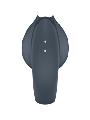 SATISFYER - PERFECT PAIR 2 MULTIVIBRADOR 2 EN 1 ANILLO PARA PENE & ESTIMULADOR DE DEDO GRIS