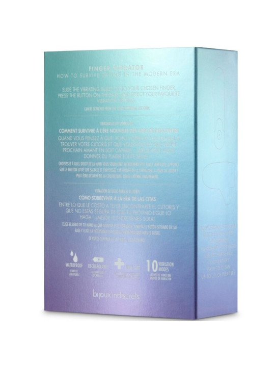 BIJOUX INDISCRETS - BETTER THAN YOUR EX BALA VIBRADORA 10 VIBRACIONES GRIS