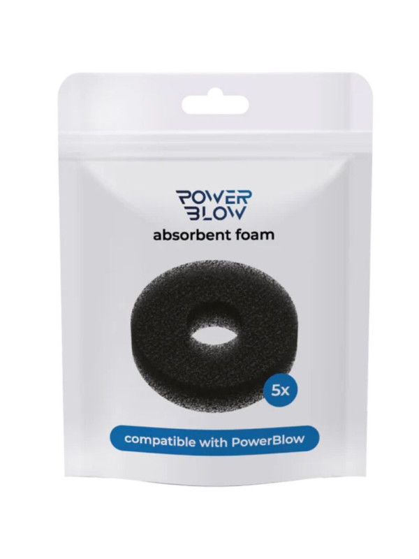 KIIROO - POWER BLOW ESPUMA ABSORBENTE DE RESPUESTO 5 UNIDADES