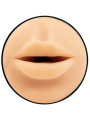 Primer plano de la funda de boca en TPE del masturbador Kiiroo Feel Mouth Stroker
