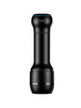Set Kiiroo PowerBlow y Feel Mouth Stroker montado en vertical, con botones y anillo azul del cabezal