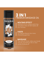 BRUMA - ACEITE DE MASAJE PREMIUM EFECTO CALOR SABOR TARTA AMERICANA 3 EN 1 - 100 ML