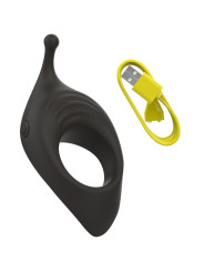 B SWISH - BCHARMED RHYTHM INFINITE DELUXE ANILLO PARA PENE 15 VIBRACIONES NEGRO
