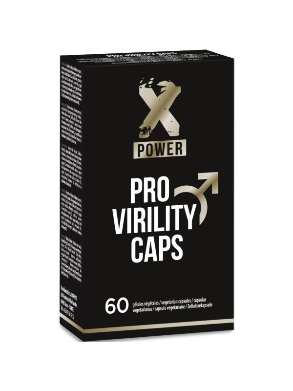 XPOWER - PRO VIRILITY CÁPSULAS VITALIDAD Y VIRILIDAD 60 UNIDADES