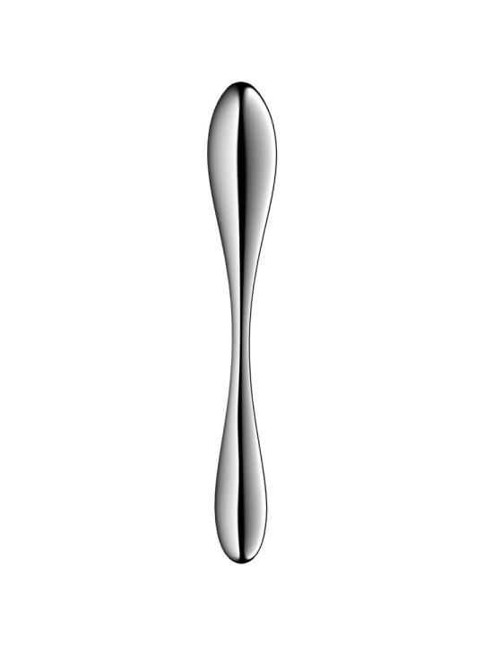 SATISFYER - STAR FORCE 3 DILDO ACERO INOXIDABLE DOBLE USO
