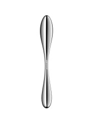 SATISFYER - STAR FORCE 3 DILDO ACERO INOXIDABLE DOBLE USO