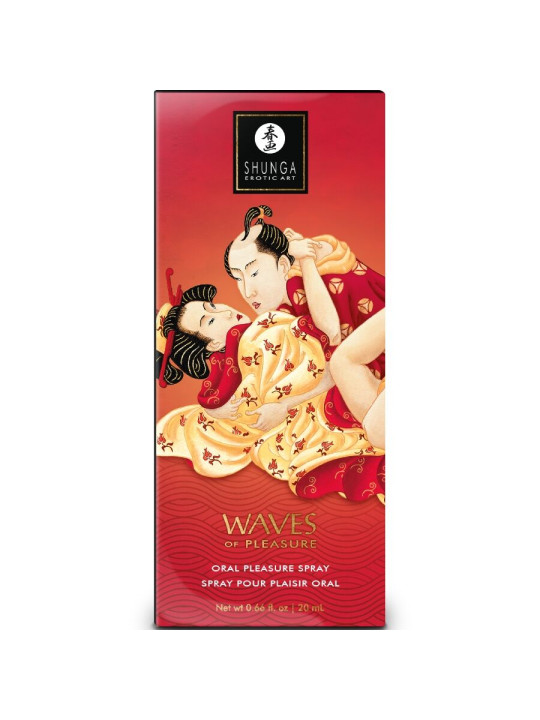 SHUNGA - WAVES PLEASURE SPRAY ORAL SEDUCTOR FRESA 20 ML