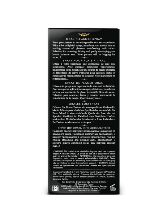 SHUNGA - WAVES PLEASURE SPRAY ORAL SEDUCTOR SANDÍA 20 ML