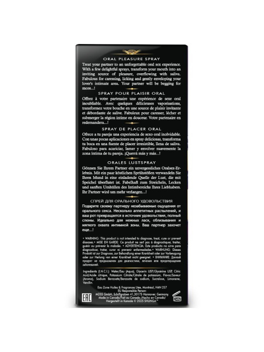 SHUNGA - WAVES PLEASURE SPRAY ORAL SEDUCTOR FRUTAS EXÓTICAS 20 ML