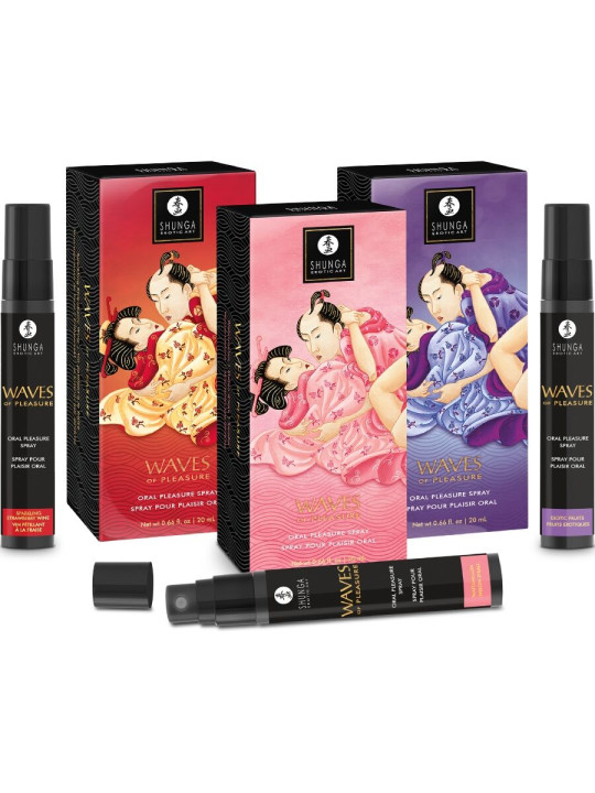SHUNGA - WAVES PLEASURE SPRAY ORAL SEDUCTOR FRUTAS EXÓTICAS 20 ML