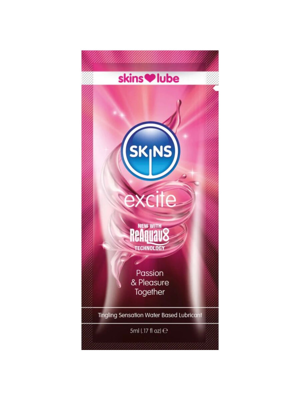SKINS - EXCITE LUBRICANTE BASE DE AGUA MONODOSIS 5 ML