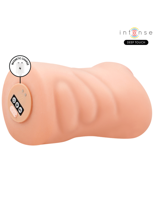 INTENSE DEEP TOUCH - KRISTA MASTURBADOR VAGINA CON EFECTO SUCCIÓN, VIBRACIÓN Y VOZ 1.2 KG