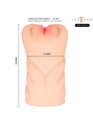 INTENSE DEEP TOUCH - KRISTA MASTURBADOR VAGINA CON EFECTO SUCCIÓN, VIBRACIÓN Y VOZ 1.2 KG