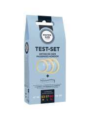 MISTER SIZE - TEST SET 3 PRESERVATIVOS DIFERENTES TALLAS + CINTA MÉTRICA