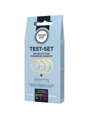 MISTER SIZE - TEST SET 3 PRESERVATIVOS DIFERENTES TALLAS + CINTA MÉTRICA