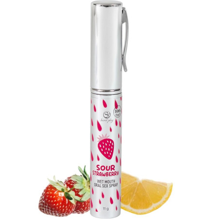 SECRETPLAY - SPRAY SEXO ORAL FRESA ÁCIDA