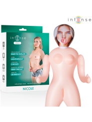 INTENSE DOLLS - NICOLE MUÑECA HINCHABLE CON TRES ORIFICIOS