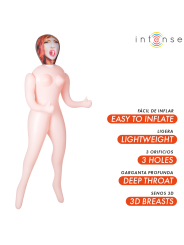 INTENSE DOLLS - SCARLETT MUÑECA HINCHABLE CON TRES ORIFICIOS