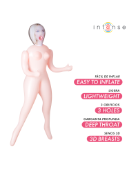 INTENSE DOLLS - INGRID MUÑECA HINCHABLE CON TRES ORIFICIOS