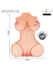 Intense Deep Touch Vero: torso masturbador realista 5,5 kg