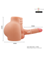 Intense Deep Touch Richie: torso realista con empuje 4,7 kg
