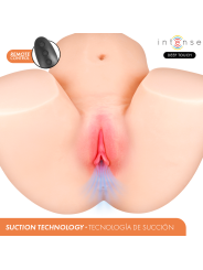 INTENSE DEEP TOUCH - JULIA MASTURBADOR VAGINA CON EFECTO SUCCIÓN, CALOR, VIBRACIÓN Y VOZ CON CONTROL REMOTO 9 KG