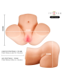 INTENSE DEEP TOUCH - JULIA MASTURBADOR VAGINA CON EFECTO SUCCIÓN, CALOR, VIBRACIÓN Y VOZ CON CONTROL REMOTO 9 KG