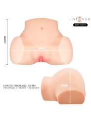 INTENSE DEEP TOUCH - NICOLE MASTURBADOR VAGINA CON EFECTO SUCCIÓN, CALOR, VIBRACIÓN Y VOZ CON CONTROL REMOTO 5.3 KG