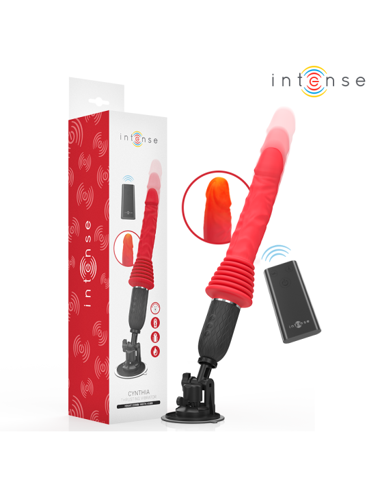 INTENSE - CYNTHIA VIBRADOR THRUSTING CONTROL REMOTO CON CALOR